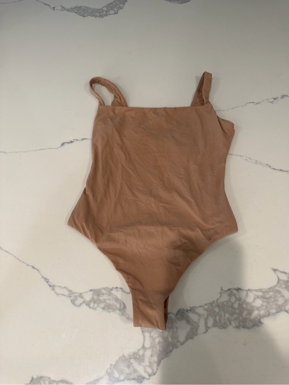 SKIMS Fits Everybody Square Neck Bodysuit - Sienna